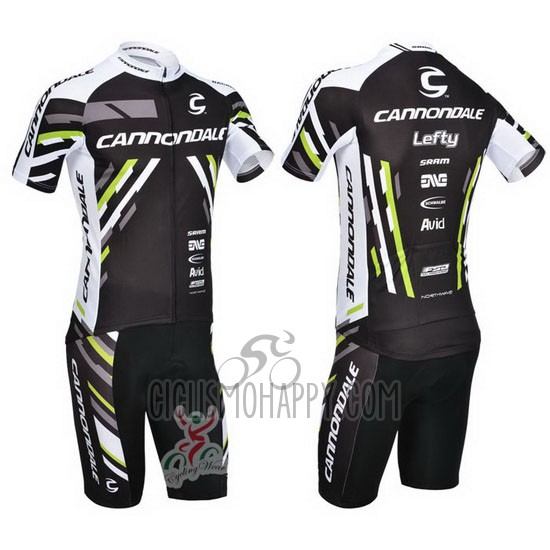 Cannondale Cycling Jersey Bib Short 2013 Men Short Sleeve Black